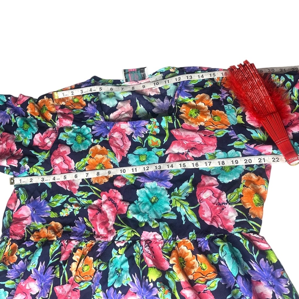 Vintage Diane Von Furstenberg The Color‎ Authority Floral Maxi Dress Size 1X - Picture 8 of 11